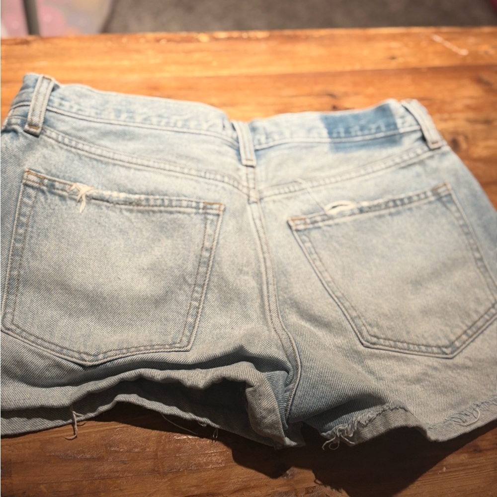 Abercrombie & Fitch Light Blue Jean Shorts